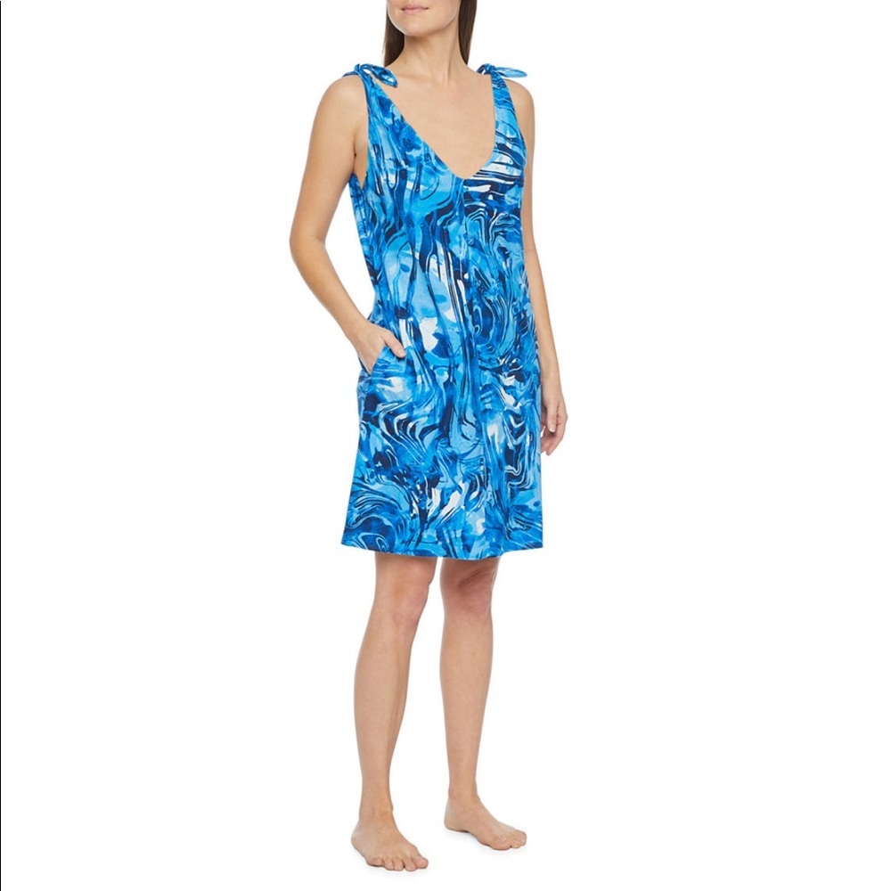 Peyton & Parker Womens Dress Swimsuit Cover-Up